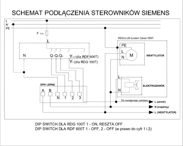 Siemens RDG 100T schemat